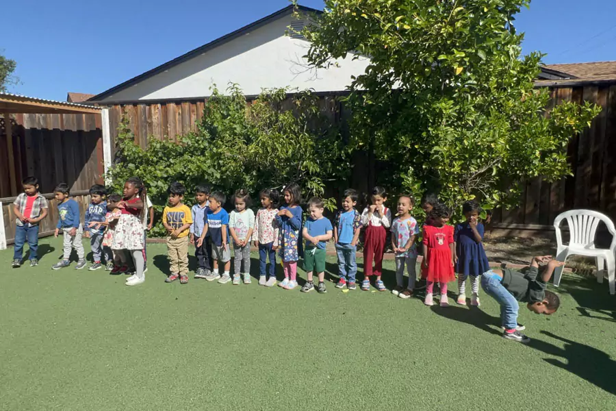 Kids enjoying summer camp at Preschool Dublin