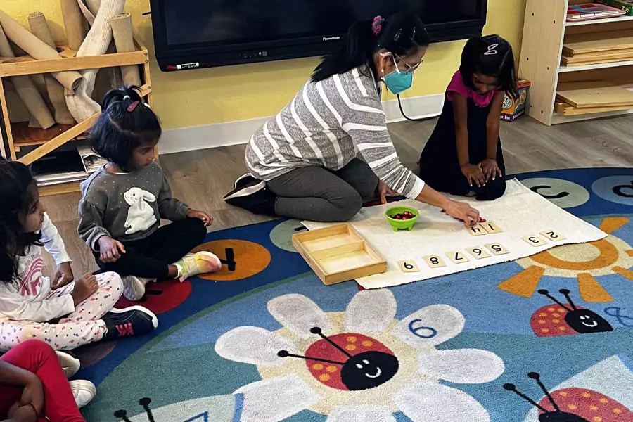 Montessori Preschool Dublin kids learning Countings