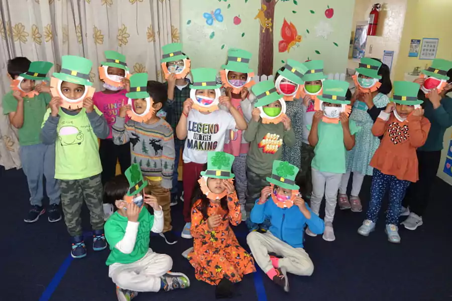 Kids Participating in activities at Dublin Preschool